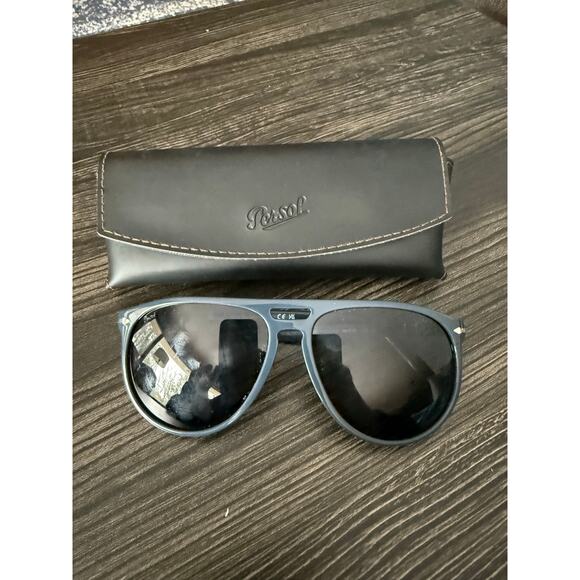 Persol 2919-S Sunglasses Marbled Cream Black Iridescent Mirror Lens Vintage Y2K Persol Black S - Etsy main image 3